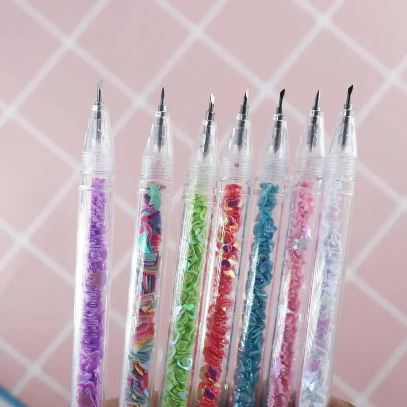 Colorful Pen Cutter Hand Account Sticker Paper Cutting Tool Craft Tools Precision Art Paper Cutter Washi Tape School Stationery