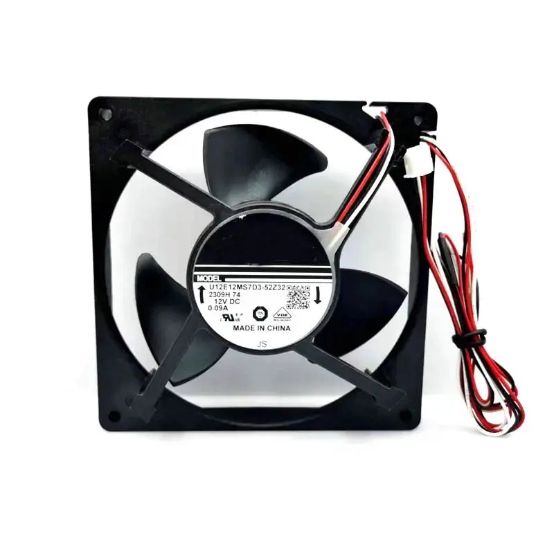 New Original U12E12MS7D3-52 Z32 12032 12V 0.09A for Refrigerator Cooling Fan