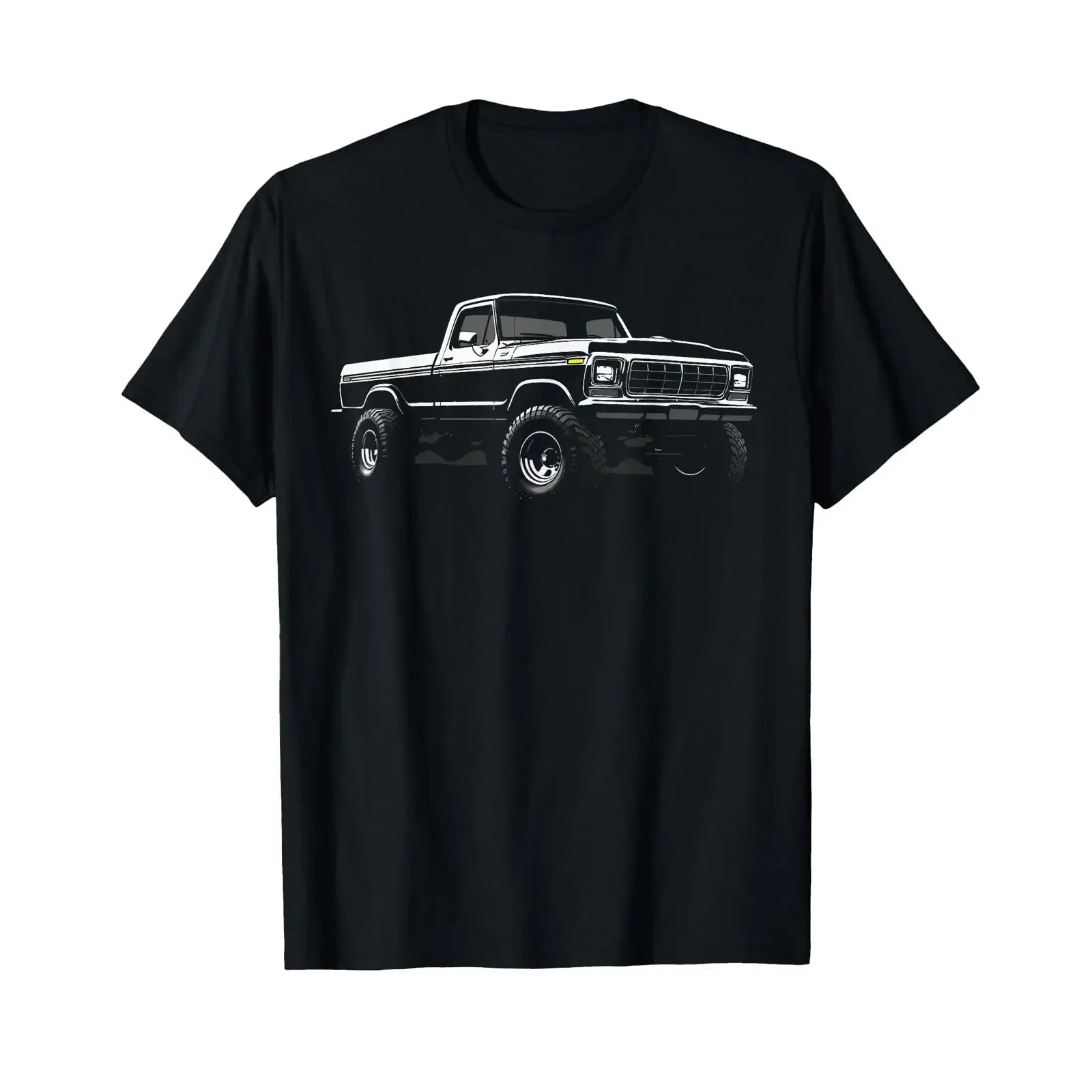 1979 Dentside 4x4 Offroad Highboy Classic Truck Silhouette T Shirt vintage Washed homme Breathable fashion streetwear Unisex