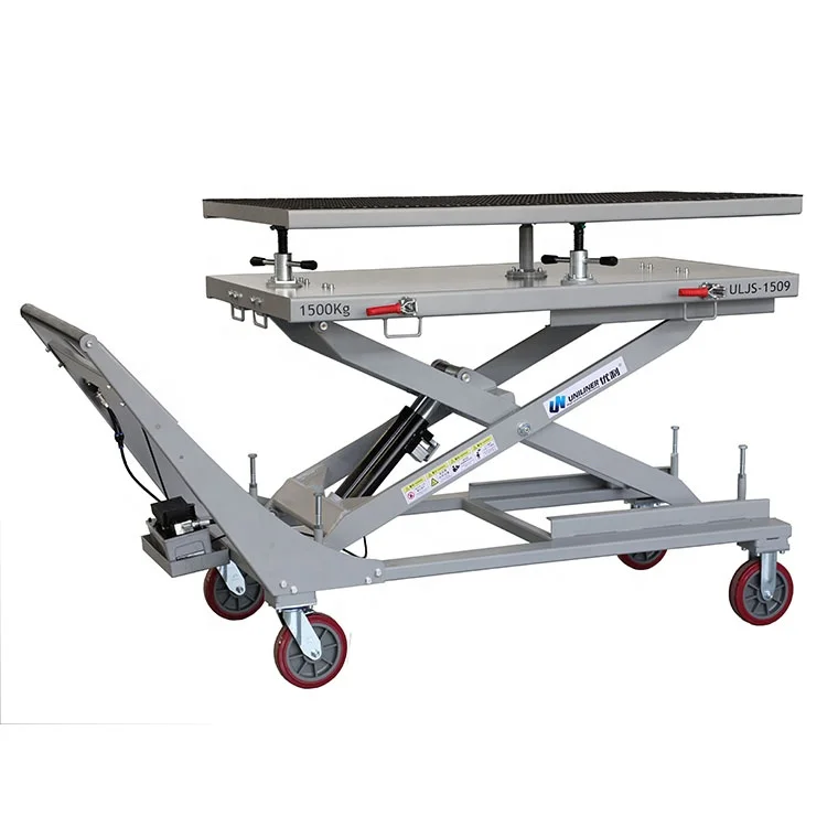 

ULJS-1509 Портативный ножничный подъемник, автомобильный подъемный стол, электромобили, аккумуляторный подъемник EV, оборудование для ремонта кузова