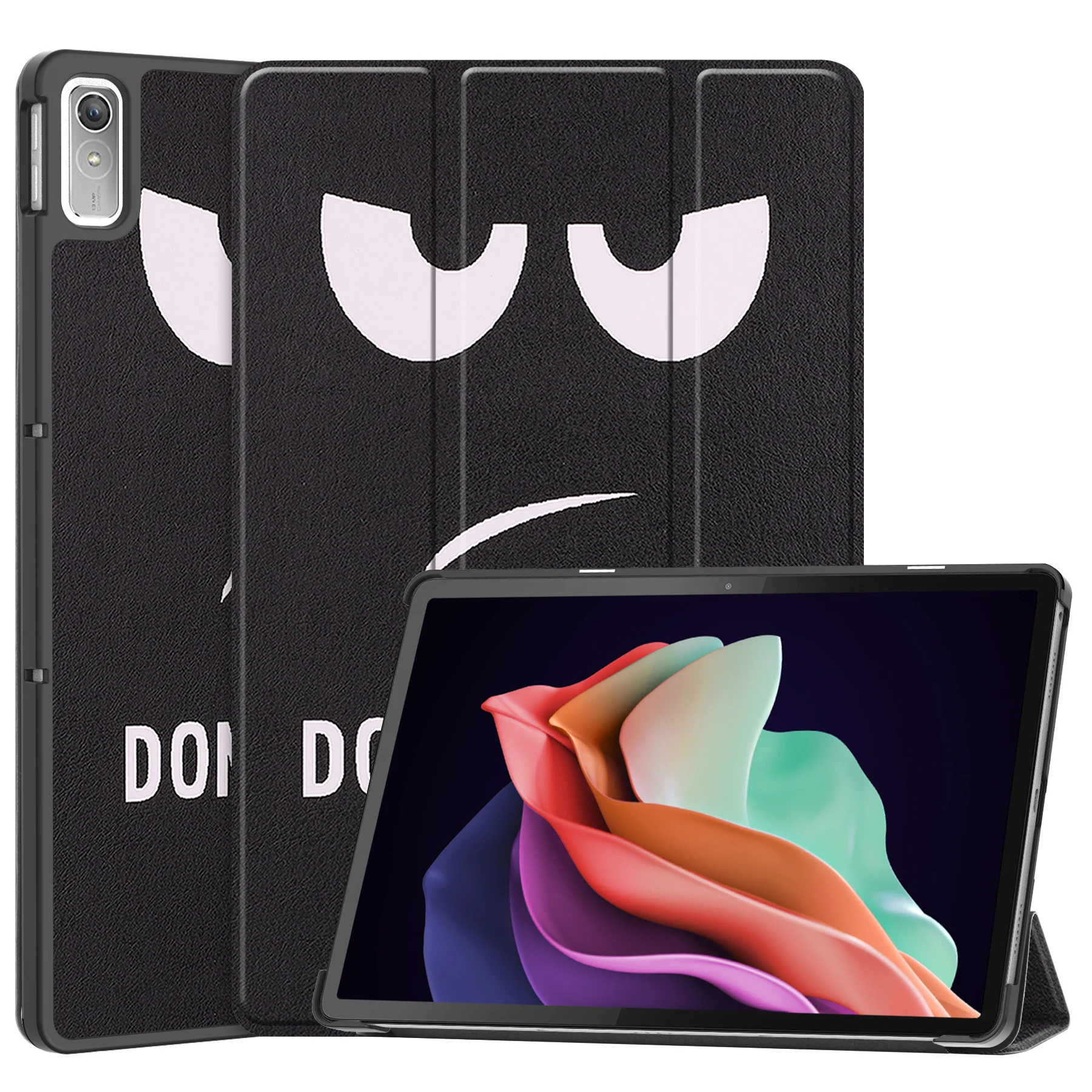

Чехол для Lenovo Tab P11 Gen 2 TB-350, задняя краска Xiaoxin Pad Plus 2023, 11,5, складная подставка для планшета, ультратонкий чехол из искусственной кожи