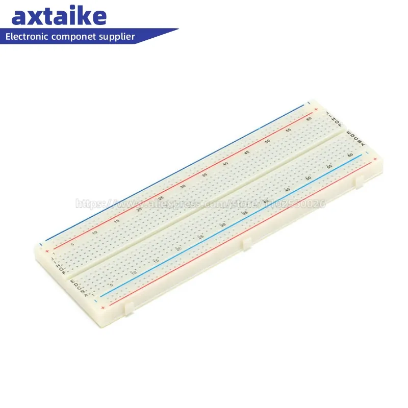 MB-102 MB102 165*55*10mm Breadboard 400 830 Point Solderless PCB Bread Board Test Develop DIY 200+630 holes Combination Splice