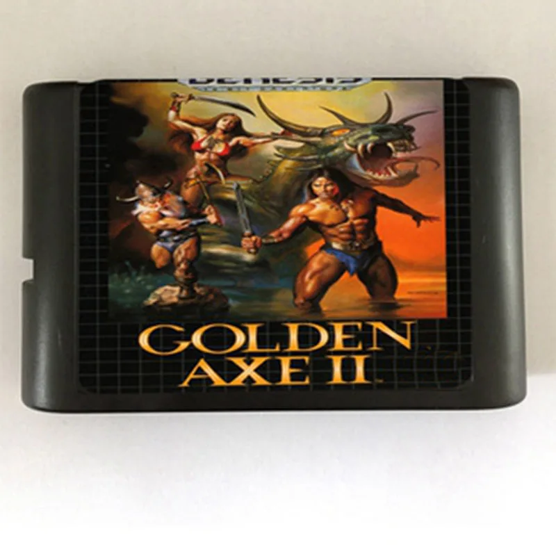 بطاقة ألعاب الفيديو Golden Axe II 16bit MD Cart لـ Sega Mega Drive Genesis
