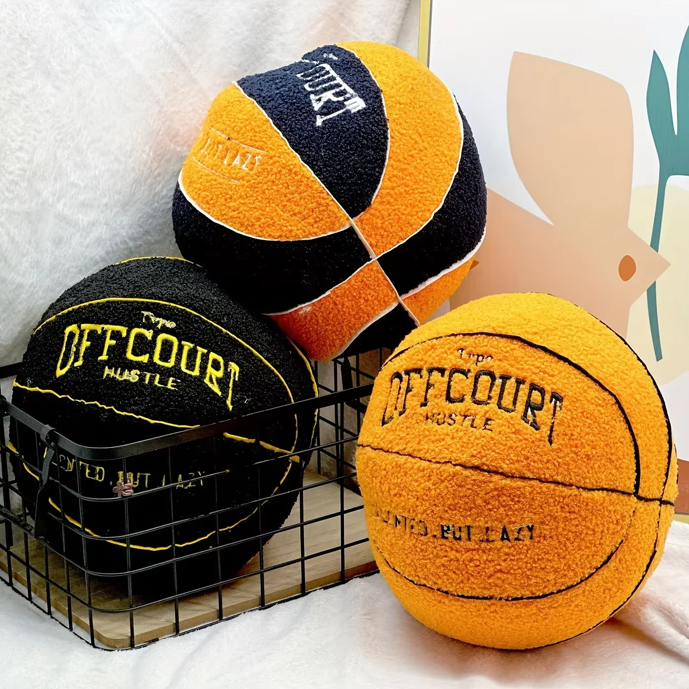25 cm Offcourt basketbal kussen anime knuffel huishoudelijke gevulde pluche bal voor fans speelgoed prachtige kinderen verjaardagscadeaus jongens