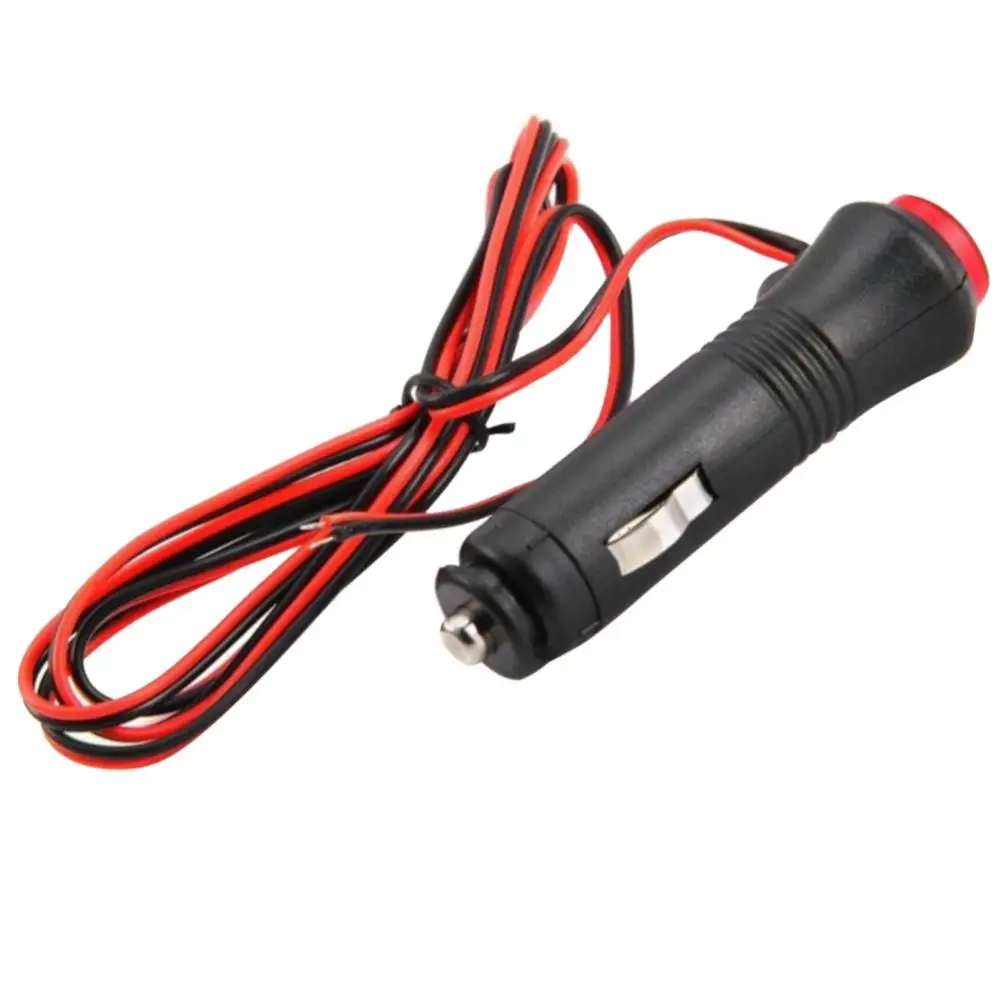 Switch 12V-24V Auto Car Cigar Lighter Socket Plug Connector Extension Cord with Switch