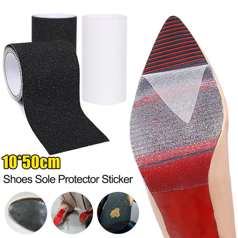 

1Roll Shoes Sole Protector Sticker High Heels Sneakers Bottom Ground Grip Shoe Protective Outsole Insole Pad Self-adhesive Soles