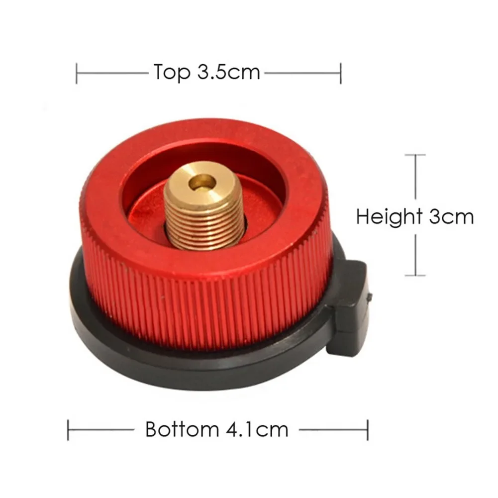 

Outdoor Gas Bottle Adapter Gas Bottle Bracket Gas Refill Valve Gas Tank Converter Camping Stove Adapter Gas Burner Head Camping