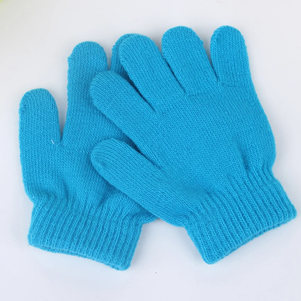

4Pairs Gripper Gloves Stretchable Warm Anti-Skid Winter Snow Gloves Fit Comfortable Secure Hold