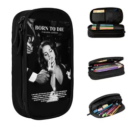 Creative Lana Del Rey 90s astucci Pencilcases penna per studenti borse a matita di grande capacità studenti scuola cerniera cancelleria