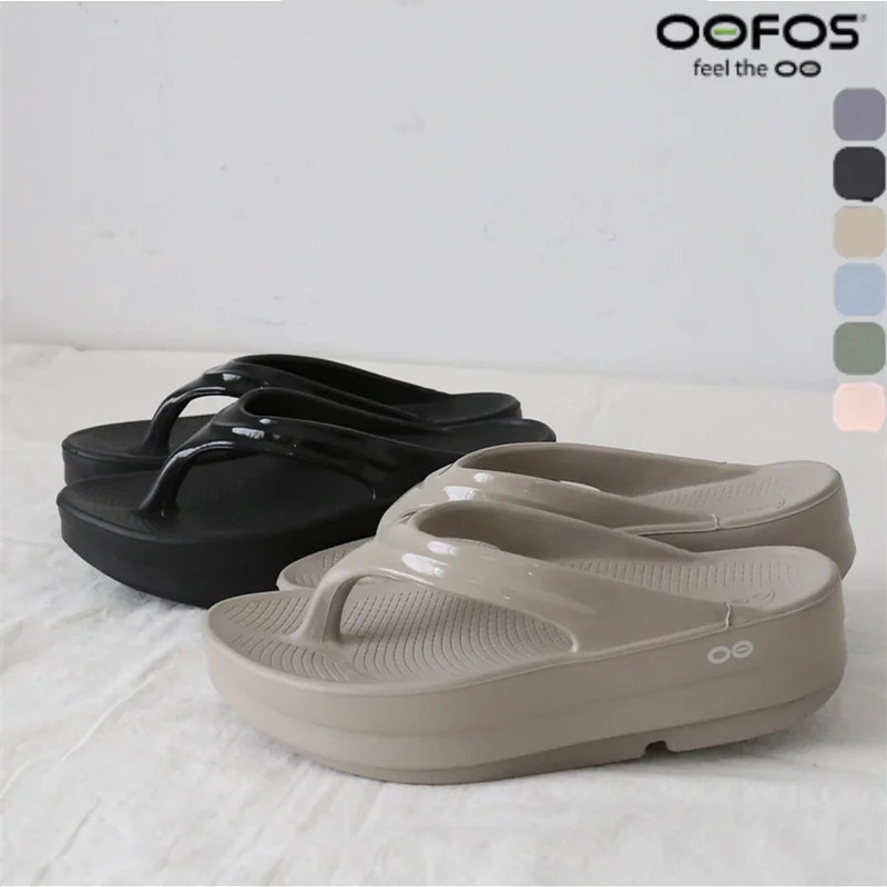 Oofos Originele Sandalen-Lichtgewicht Herstelschoenen Slippers Mannen Vrouwen Zachte Onderkant Thuis Glijbanen Sandalen Licht Strandschoen