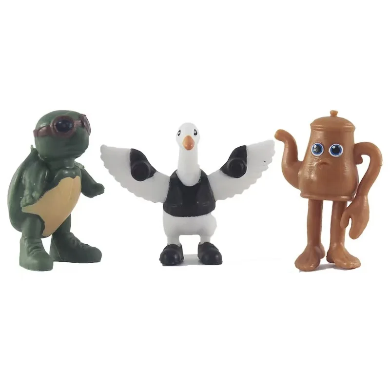 14-24Pcs Italian Brainrot Tung Tung Sahur Figures Tralalero