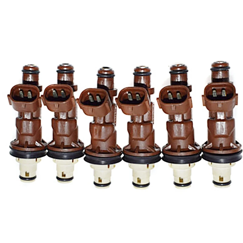 6Pcs Car Fuel Injector for Toyota Tacoma -Tundra 4Runner 3.4L V6 Number:23250-62040 23209-62040