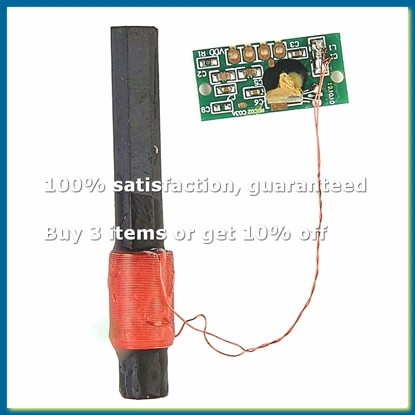 WWVB 60KHz Single Frequency Module Receiver Module Radio Time Module Radio Clock Module DCF Receiver Module with Antenna-WDL