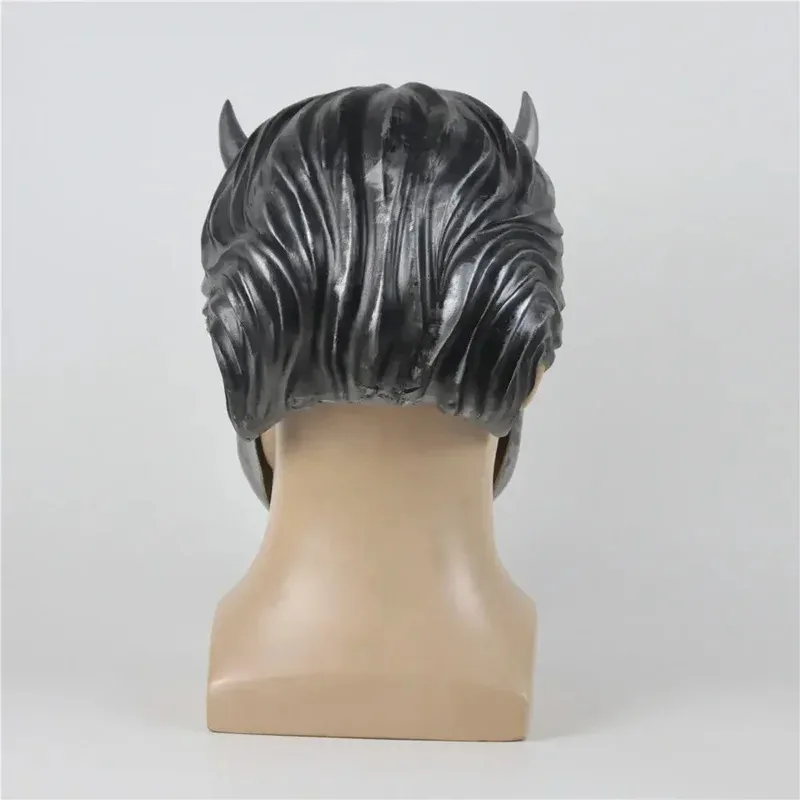 Sombrero de fantasma Rock Roll sin nombre Ghoul Band Grucifix Papa Emeri casco de látex para adultos máscara Halloween Cosplay disfraz; 6'x, 9;y'