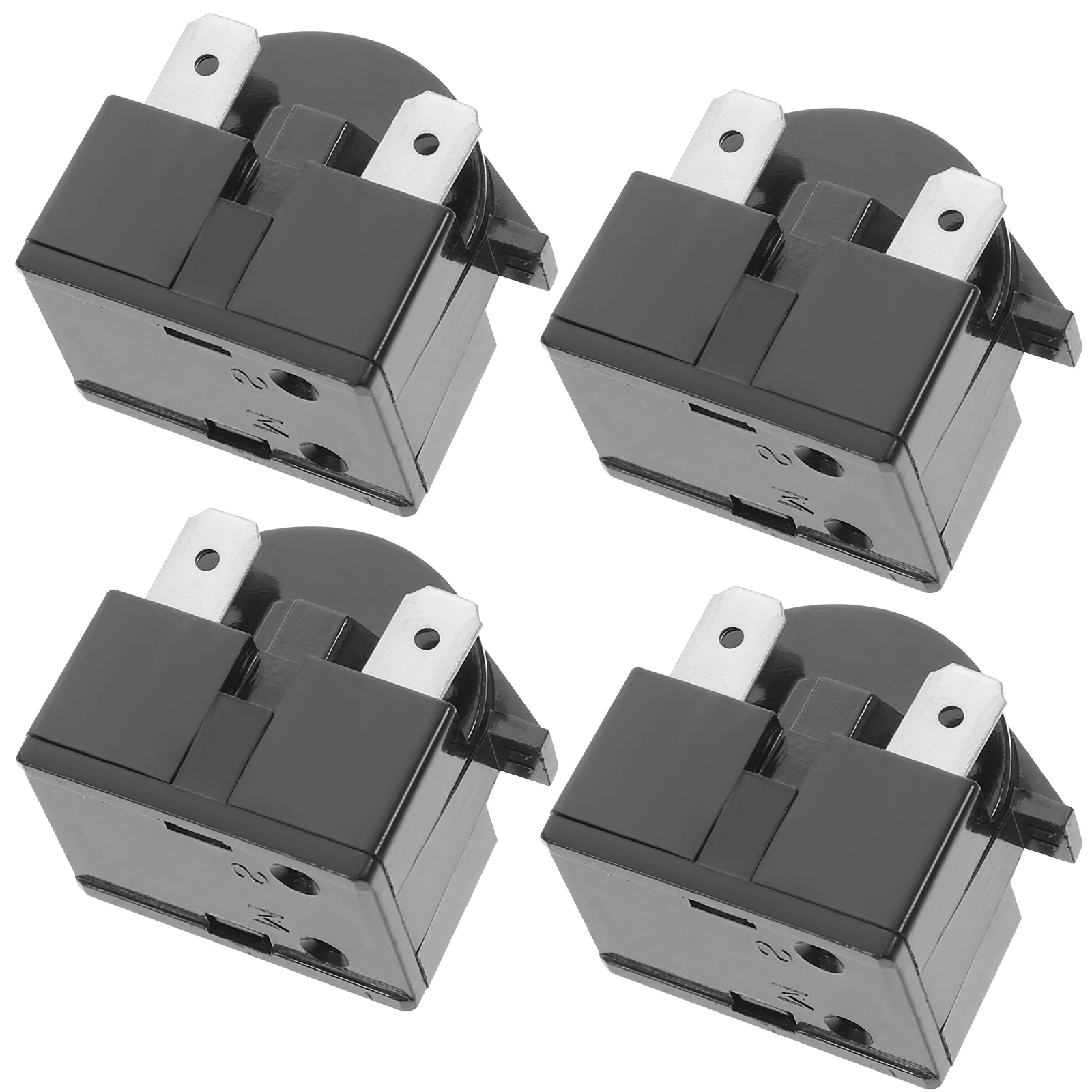

4pcs ABS Starter Insert for Mini Fridge Freezer Compressor Relay Durable Fits Most Small Refrigerator Beverage Cooler Wine