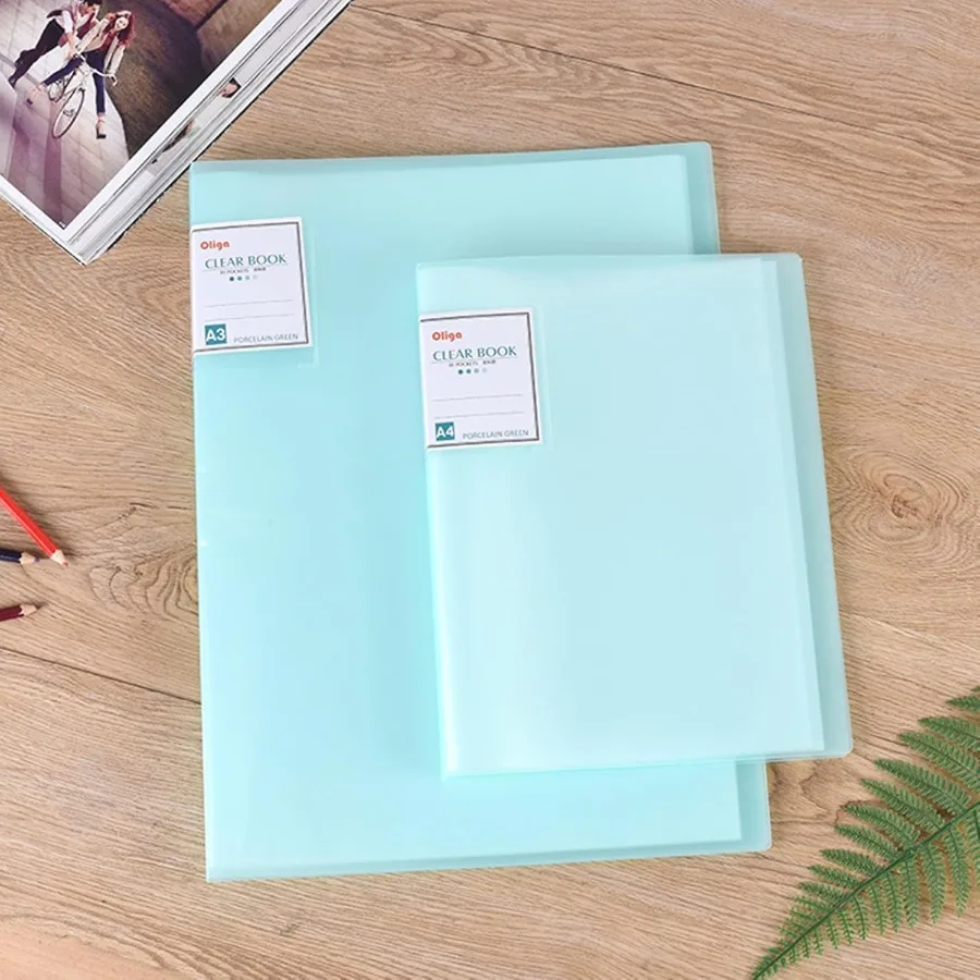 Книга для хранения алмазной живописи Huacan A3, 30 страниц, папка для портфеля и презентаций для рисования зеленого цвета 30x40 см — идеально подходит для Organizi