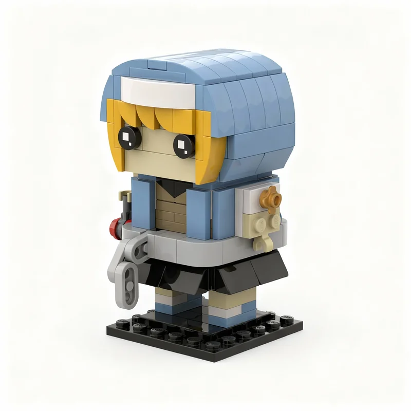 

219pcs MOC Bridget Guilty Gear Strive Brickheadz Model Building Blocks Construction Toy Christmas Gifts DIY Creative Idea Brick