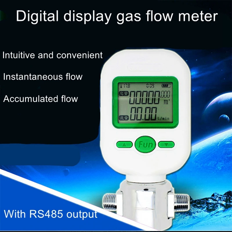 

Air small digital display flow meter gas MF5706MF5712 nitrogen Flow meter compressed