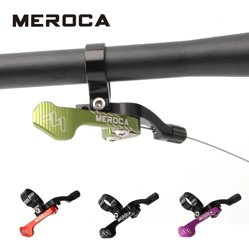 

MEROCA Bicycle Dropper Seatpost Remote Wire Control MTB Mountain Road Bike Seat Tube Switch Height Cable Adjustable Lever