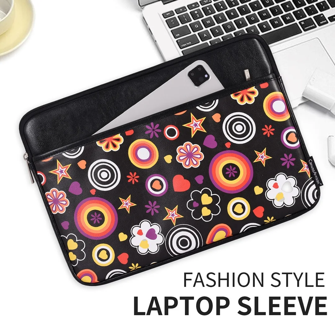 

Сумка для ноутбука 13,3,14,15,15,6,16 дюймов, водонепроницаемый чехол для Macbook Air Pro, мужской и женский ноутбук, ПК, искусственная кожа 109