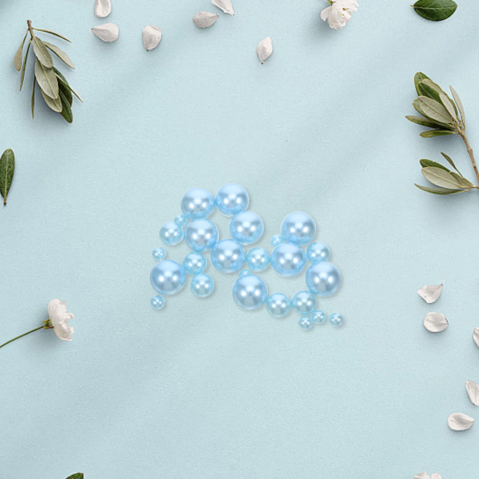 

300Pcs High Shine Artificial Pearl Beads Undrilled Imitation Pearls for Vase Decor Party Wedding Centerpiece Jewelry Making