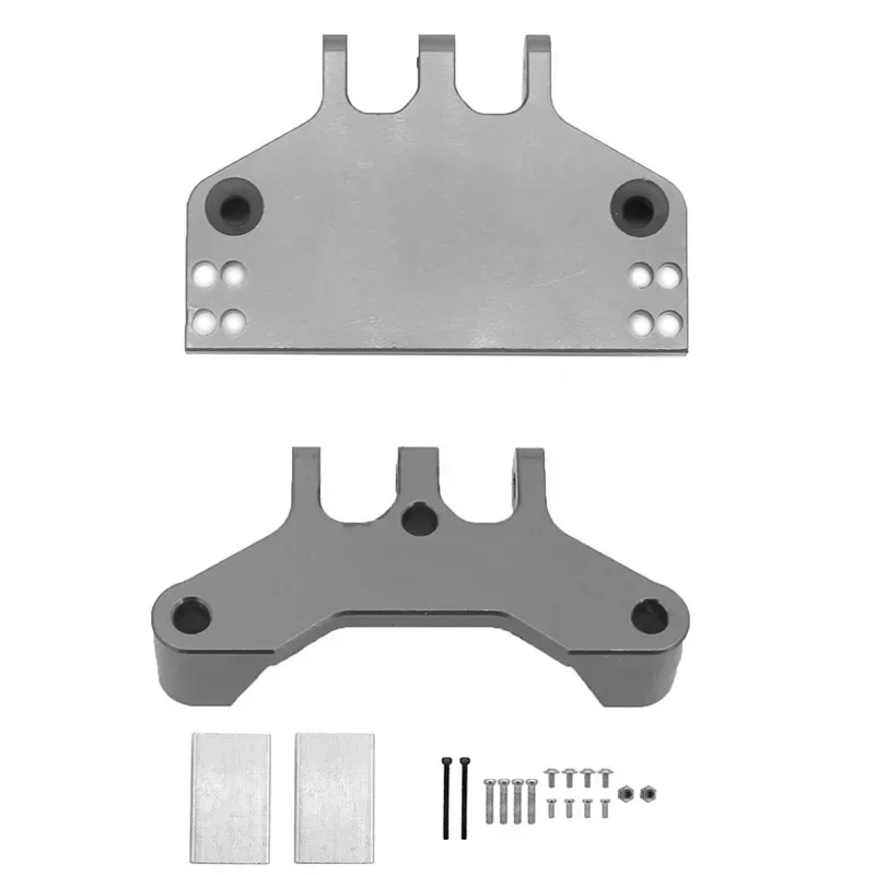 Suporte de metal para engrenagem de direção, base servo para mn mn86 mn86s mn86ks mn86k 4wd g500 crawler rc, acessórios modificados para carro