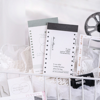 Yoofun 30sheets Vintage Film Border Material Paper Collage Art Supplies Stationery Memo Pads Journaling Scrapbooking Memo