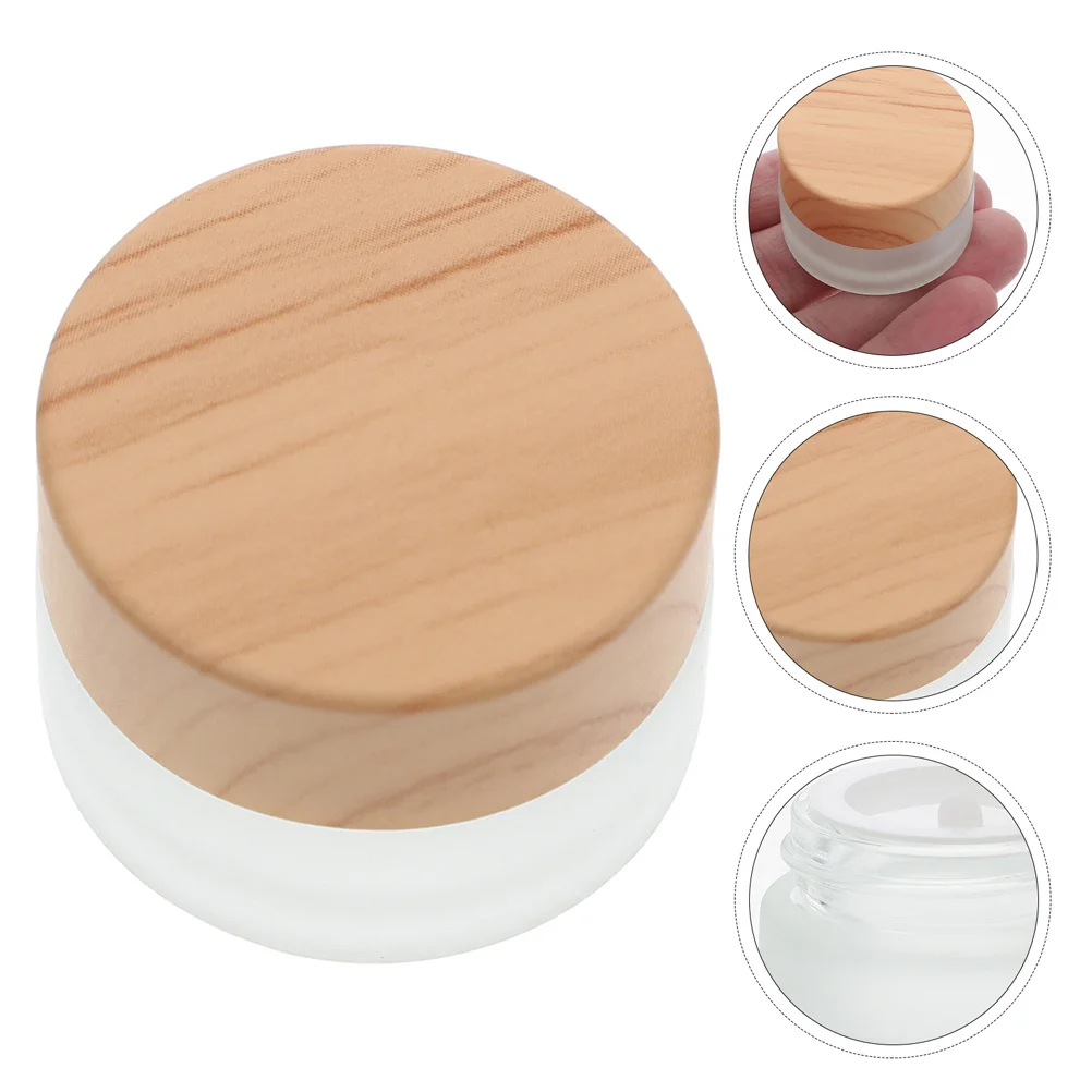 뚜껑이 있는 매니큐어 컵 프리미엄 유리 목재 재질 가벼운 다펜 디쉬 네일 아트 액체 보관 펜 청소 파우더 혼합용