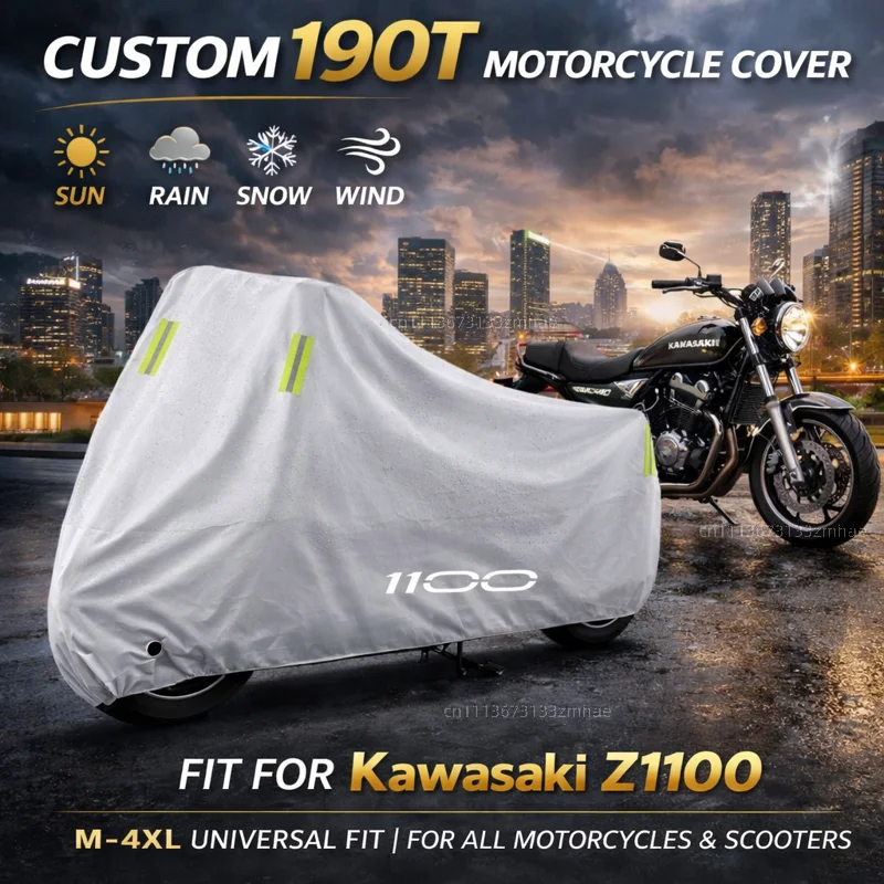 For Kawasaki Ninja 1100SX SE Versys 1000 SE Versys 1100 SE Z1100 SE Motorcycle Cover Waterproof UV Protective All Weather Cover