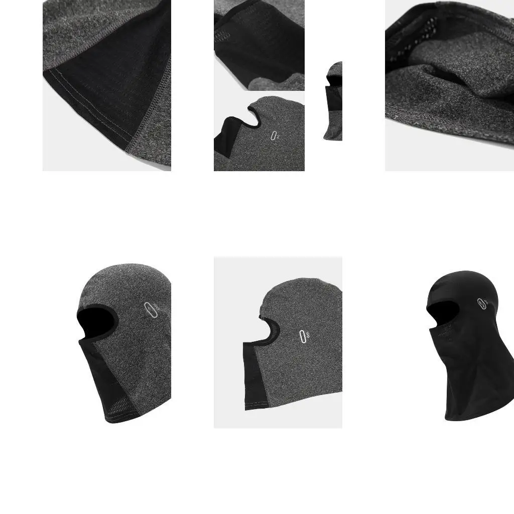 

39BB Fleece Ski Mask with Neck Warmer Scarf Face Guard for Winter and Snow Sports Cold Protections