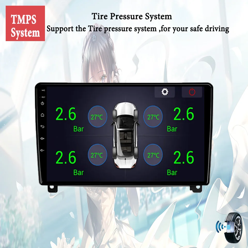Android 14 128G For Peugeot 407 2004 - 2011 Auto Radio Stereo Multimedia Video Player GPS Navigation Monitor 4G Lte WiFi Carplay