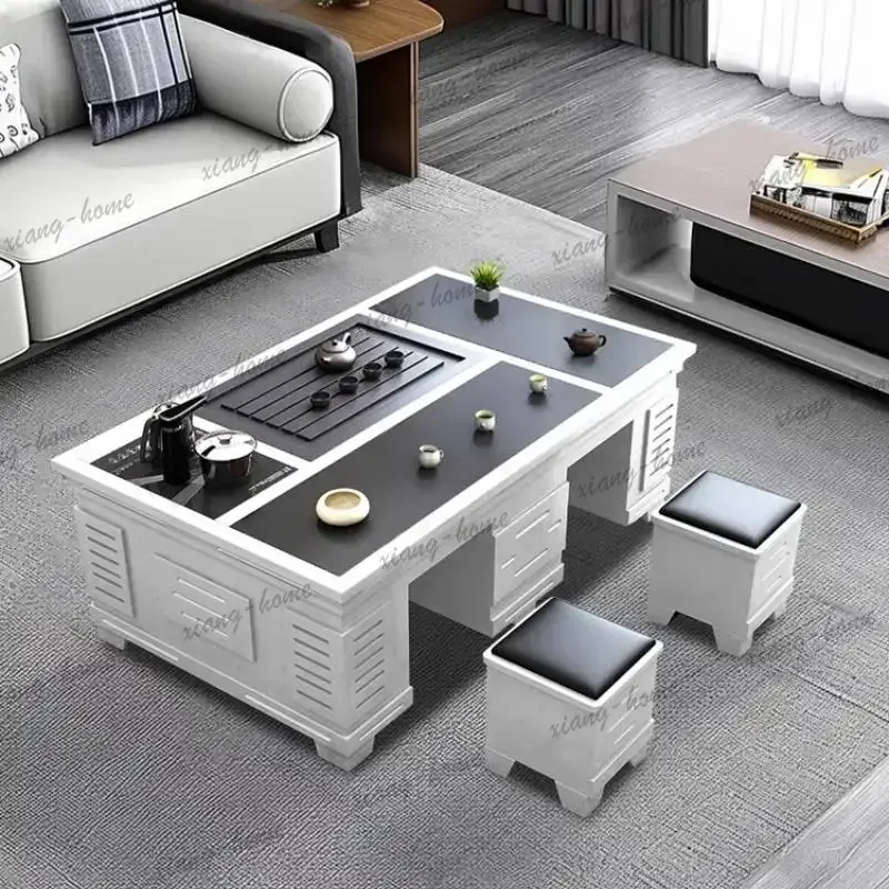 Factory Direct Small Irregular Coffee Table Designer Style Unique Minimalist Black Coffee Table Center Nordic Meuble Salon Furni