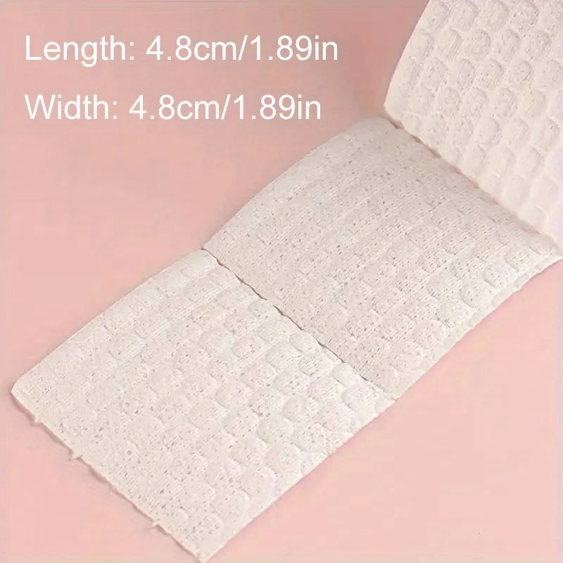 Almohadillas desechables para quitar uñas, 100-1000 Uds., para manicura, recomienda toallitas para remojo sin pelusa, limpieza, herramienta suave cosmética multifuncional