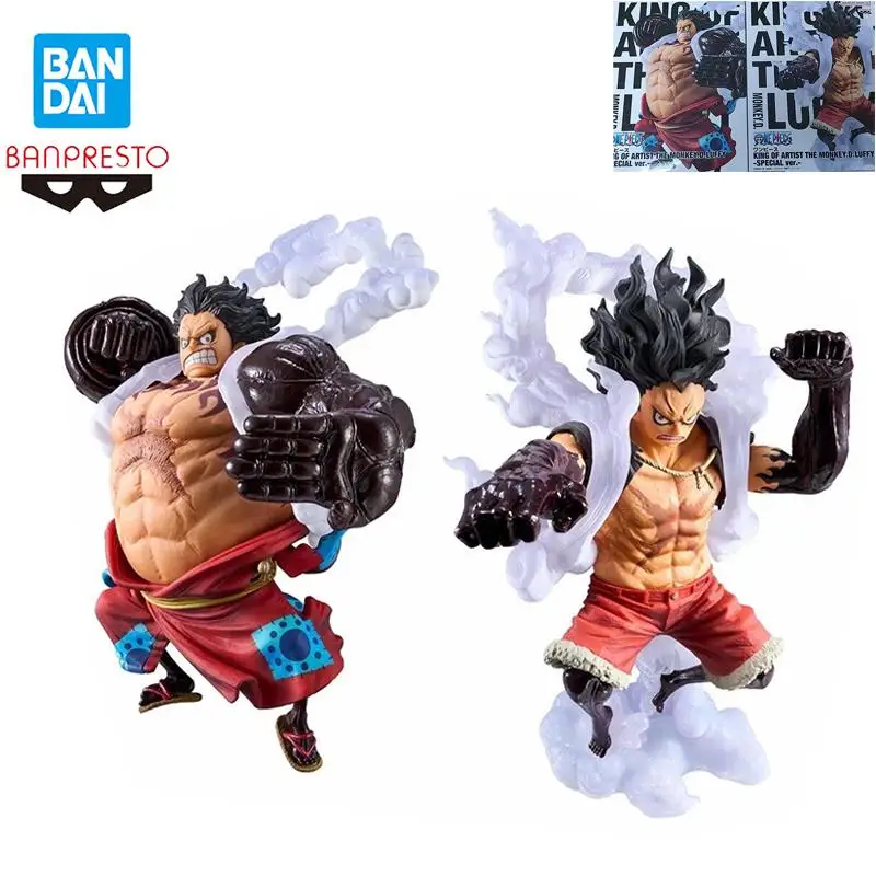 

Original Bandai Banpresto Onepiece King of Artist Monkey D Luffy Two Forms Anime Action Figures Model Collect Brand New Toy