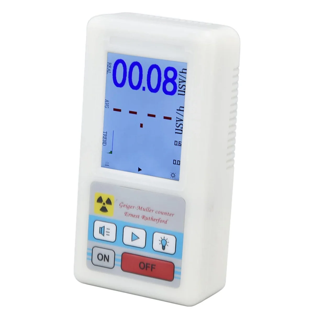 Durable Nuclear Radiation Detector, BR‑6 Geiger Counter Easy Reading Multifunctional Radiation Detector for Nuclear Radiation