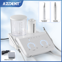 AZDENT Denta Ultrasonic Scaler Air Polisher 2 in 1 Periodontal Therapy System Scaling Cleaning Whitening Sandblaster Dentistry T