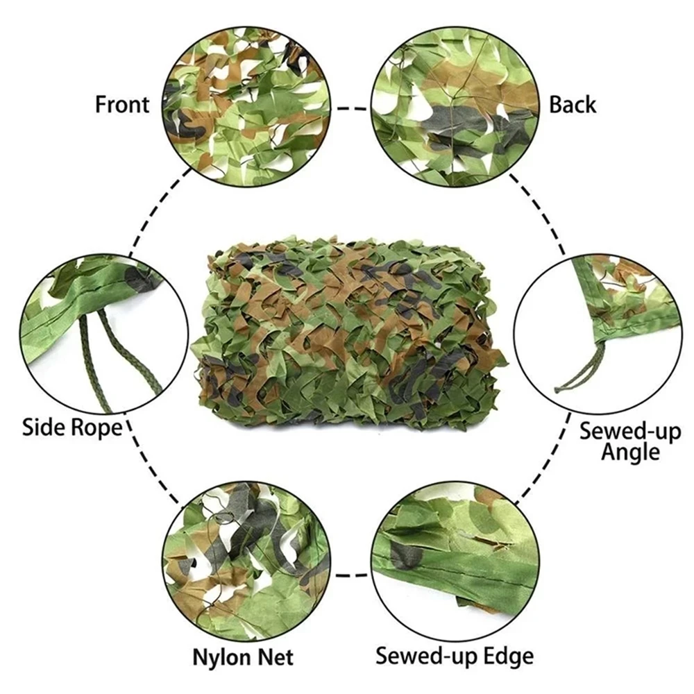 Military camouflage mesh camouflage mesh military mesh shade net hunting garden car outdoor camping shade tent 2x2m3x5m3x10m4x5m