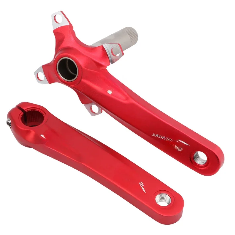 Mountain bike tooth plate hollow integrated crank shaft, modified single plate 32t 34 36 38 teeth