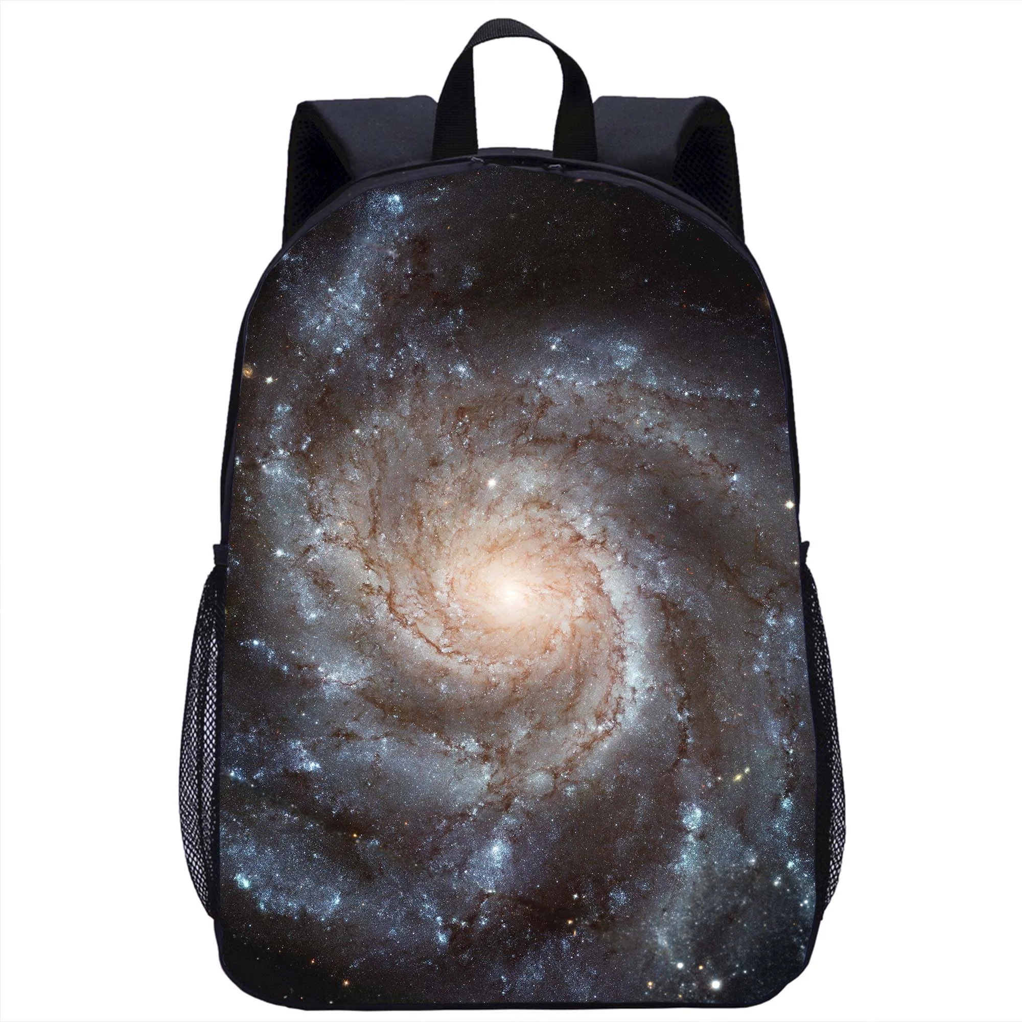 Universe Planet tas punggung anak-anak, ransel Laptop pelajar tas kasual harian berpergian bermotif Planet semesta