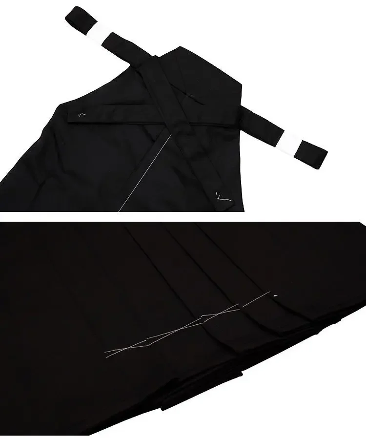 High Quality Japan Kendo Aikido Hapkido Martial Arts Clothing bottoms Sportswear Hakama for Mens Women Traditional Clothing view 5