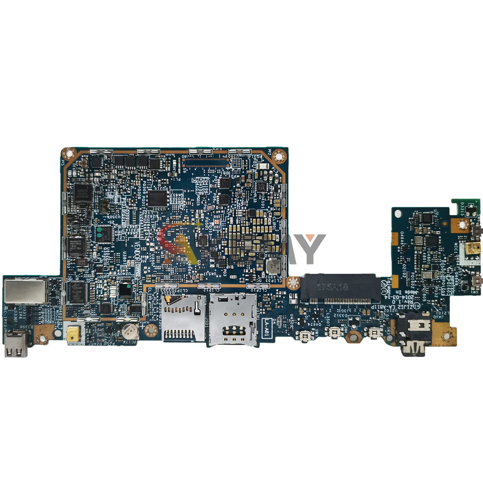 Untuk Lenovo ThinkPad 10 LA-A811P Motherboard Laptop dengan Atom Z3795 2GB 4GB RAM 100% Diuji OK