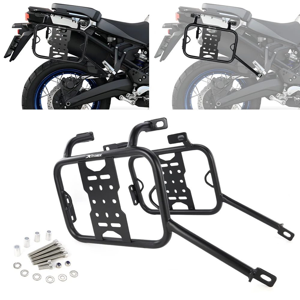 

Motorcycle Steel Tail Box Saddlebag Support Bars Mounting Brackets Side Pannier Racks XT1200Z Super Tenere 2010-2025 For Yamaha