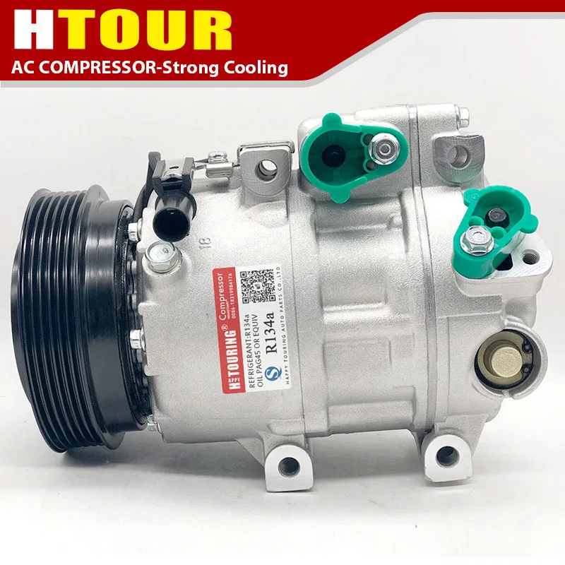 AC Compressor For Hyundai Sonata Santa Fe KIA Sorento Veracruz Optima Amanti Magentis 977012B250 977012B201 977011U100 CO 10916C