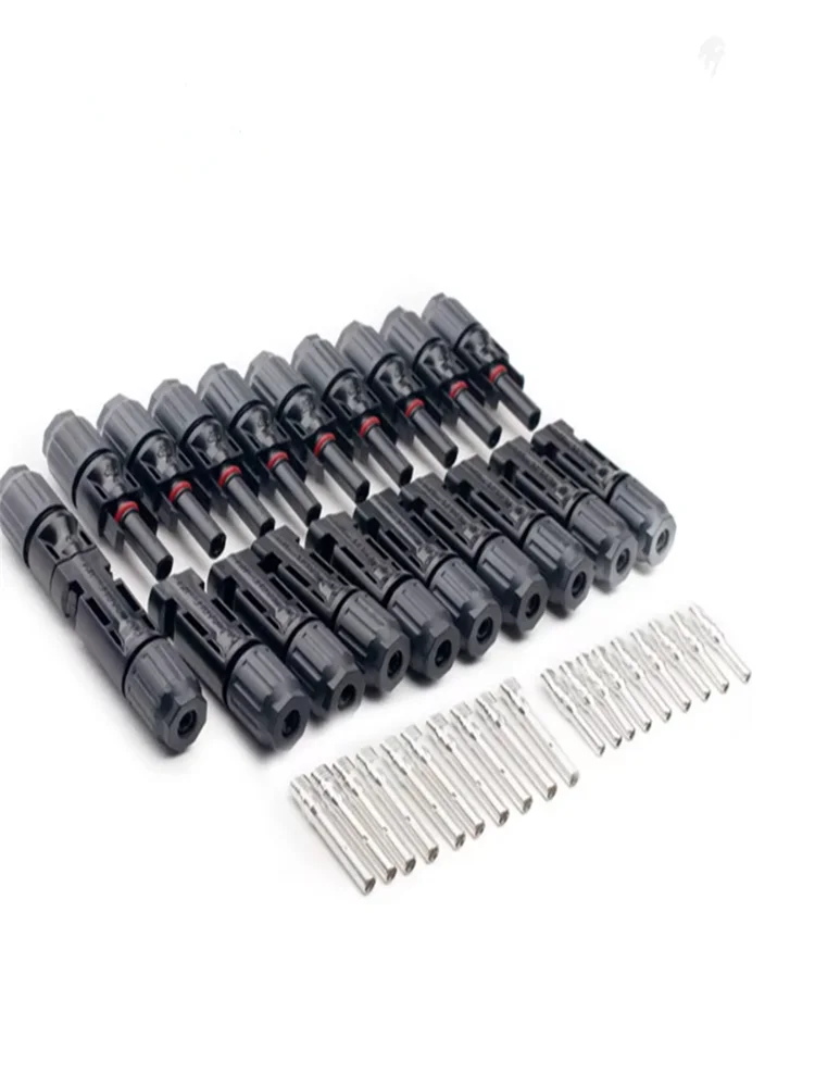5, 10, 20 Paar Solar-PV-Steckverbinder, männlich und weiblich, 1000 VDC, 30 A, Solarpanel-Abzweigverbinder für PV-Kabel 2,5/4/6 mm²
