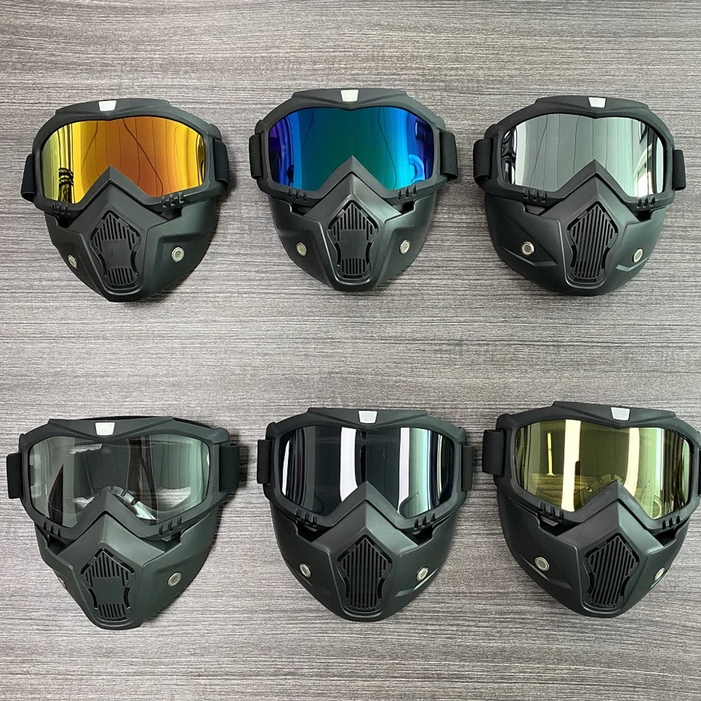 Gafas protectoras a prueba de viento para Motocross, gafas de seguridad para ciclismo, máscara de esquí para hombre y mujer, gafas de esquí para motos de nieve