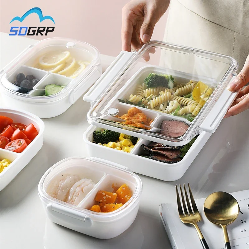 Multipurpose Lunch Box Preservation Box, Microwave Heat-resistant Plastic Food, Fruit Storage and Sealing Box Portable Bento Box