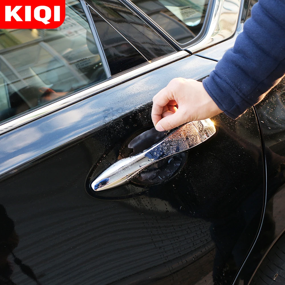 Universal Car Door Handle Scratches Automobile Shakes Protective Vinyl Protector Films Auto Handles Protection with Packet