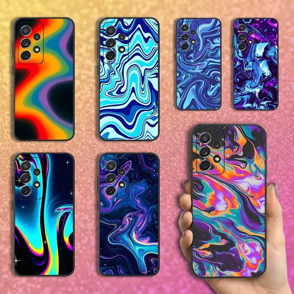 

Swirl Abstract Art Graffiti Case For Samsung S25,S24,S23,S22,S21,S20,S10,Ultra,Plus,Lite,FE,Soft Silicone Black Cover