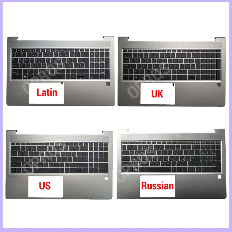 

НОВИНКА ДЛЯ HP Probook 450 G9/455 G10 (не 450 G10) испанский/латин/США/Великобритания/русский чехол для клавиатуры ноутбука с упором для рук