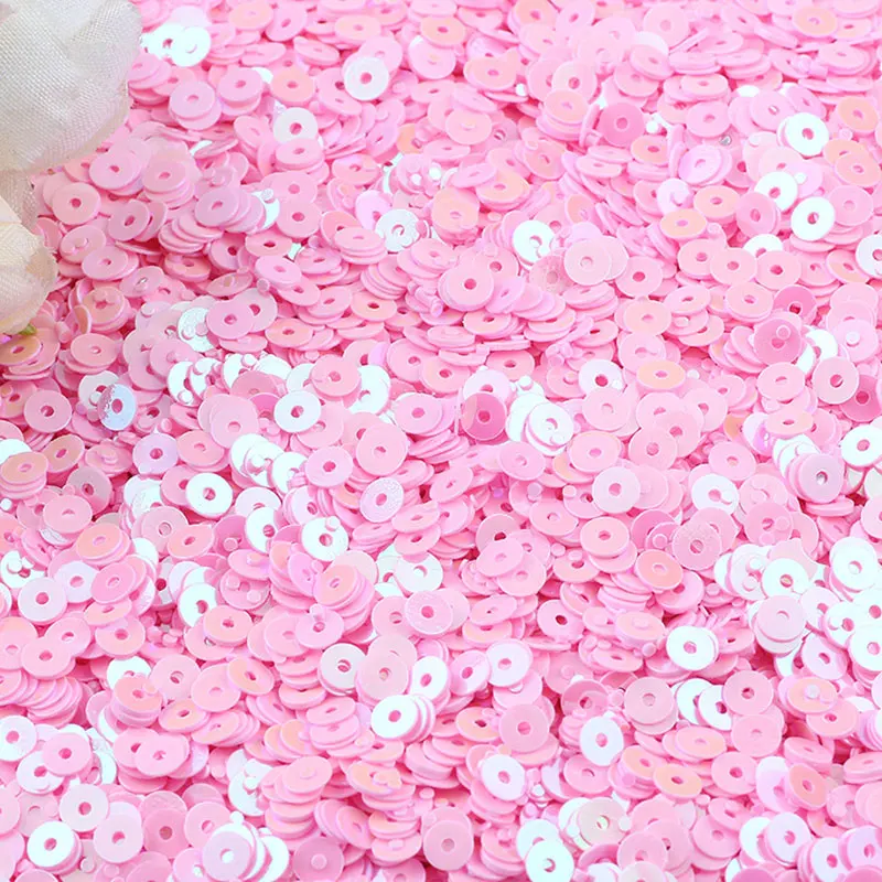 10g/20g/50g/Size 4mm Small Round Sequins Loose Sequins DIY Sewing Wedding Sequins Craft Clothing Bags Nail Art Accessories Craft